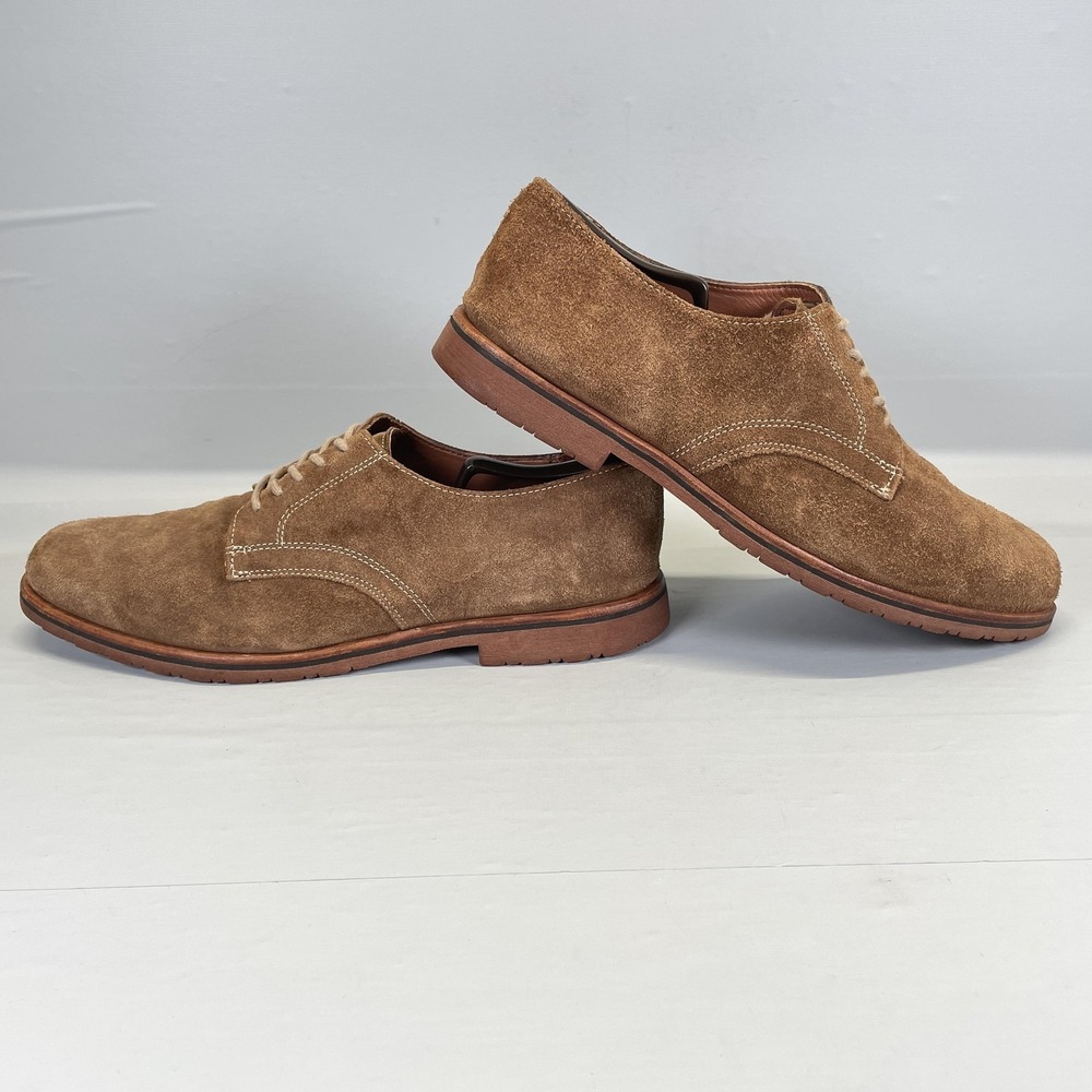 Orvis Oxford Shoes Mens Size 12 M Brown Suede Casual Dress Lace Up Comfort - Picture 6 of 10